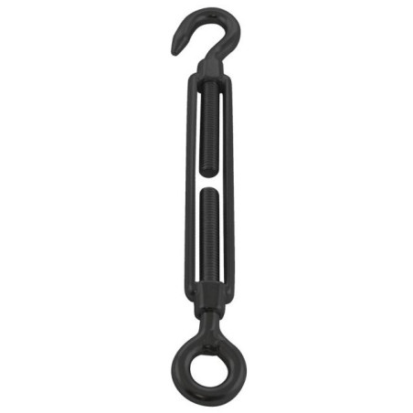 1 x Tenditore A Gancio E Occhiello M10 Occhio 16 Acciaio Inox A4 Nero