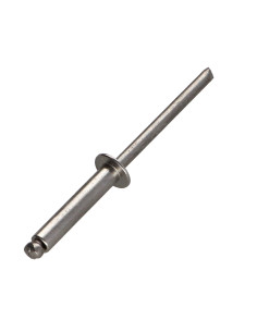 RIVAVEU Tutto Acciaio Inox A4 Testa tonda standard 3X10...