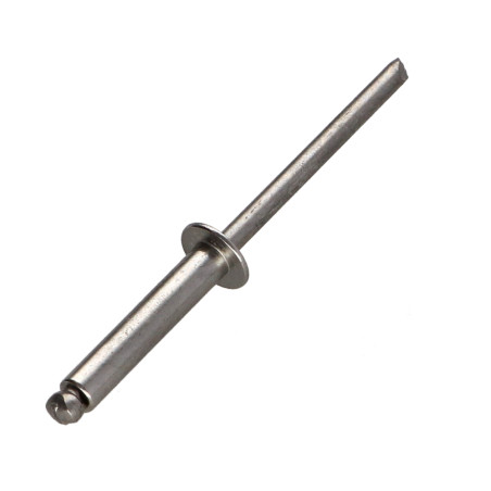 1 x RIVAVEU Tutto Acciaio Inox A4 Testa tonda standard 4x16 Spessore Di Serraggio 9 con 12