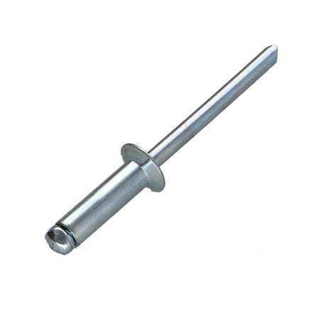 1 x Rivetto cieco interamente in acciaio ZING 3.2X6 Spessore Di Serraggio 1 con 3 Testa Forata