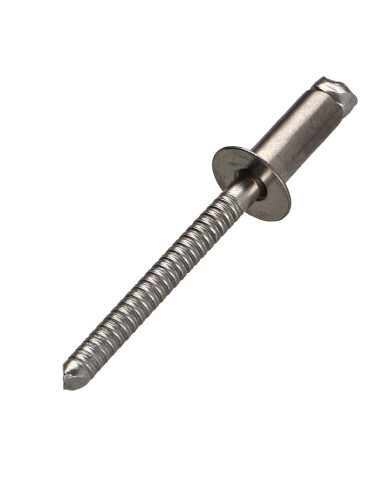 1 x Rivetto Cieco Tutto Acciaio Inox Testa...