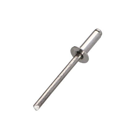 1 x Rivetto cieco, tutto in alluminio 4x12 Spessore Di Serraggio 6 con 8 Testa Forata TUO