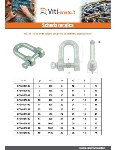 1 x Grillo Destra con Golfare con Vite con...