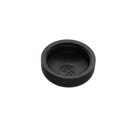1 x Coprivite Testa Cilindrica Bombata Vite Per Lamiera DE4.8 Polietilene Ral9005 Nero Intenso