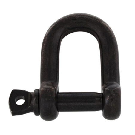 1 x Grillo Destra Forgiata Acciaio Inox A4 Nero Diametro 6