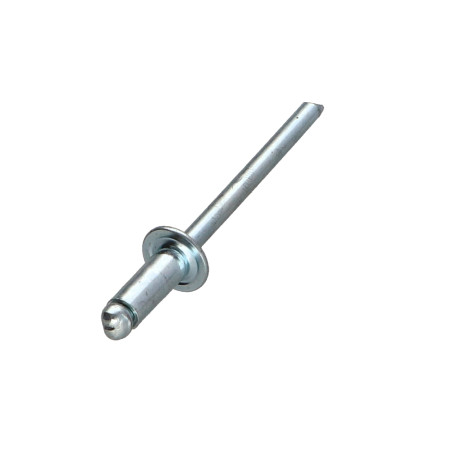 1 x Rivetto cieco interamente in acciaio ZING 4X10 Spessore Di Serraggio 4 con 6 Testa Piatta