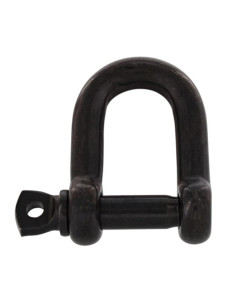 Grillo Destra Forgiata Acciaio Inox A4 Nero Diametro 4
