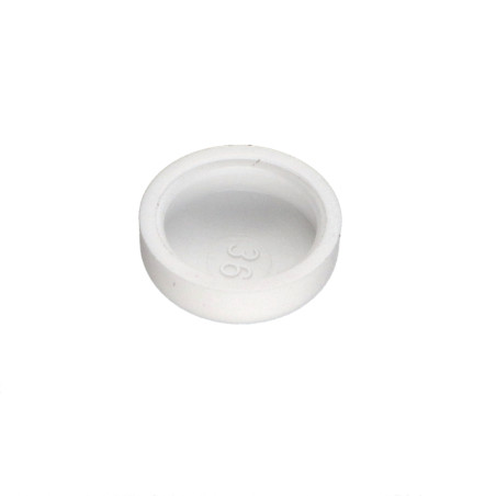 1 x Coprivite Testa Cilindrica Bombata Vite Diametro ST4.8 Polietilene Ral9010 Bianco Puro