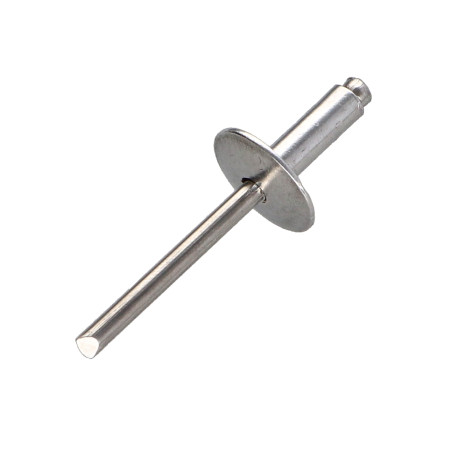 1 x Rivetto cieco interamente in alluminio 4.8X14 Spessore Di Serraggio 7 con 9 Testa Extra Large TUO