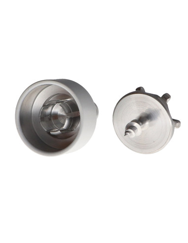 1 x Gancio decorativo Alluminio Bianco con...