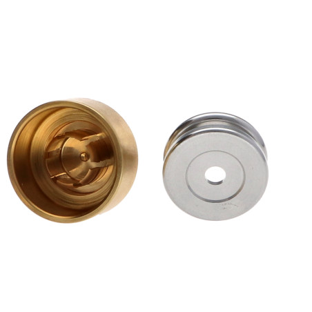 1 x Gancio decorativo Ottone con fissaggio multimateriale L'ATTACHANTE