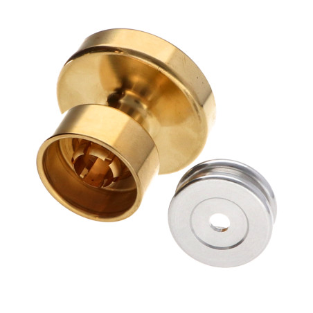 1 x Appendiabiti decorativo Ottone con fissaggio multimateriale L'ATTACHANTE