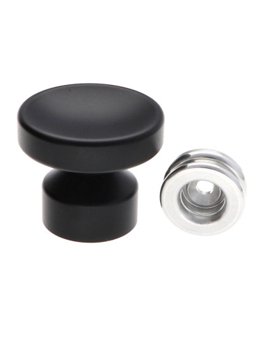 1 x Appendiabiti decorativo Alluminio Nero con...