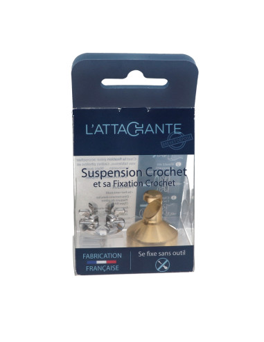 1 x Gancio decorativo Ottone con fissaggio per...