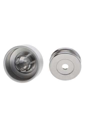 1 x Gancio decorativo Alluminio Bianco con...