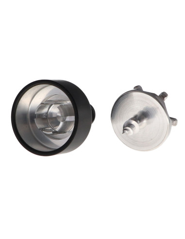 1 x Gancio decorativo Alluminio Nero con...
