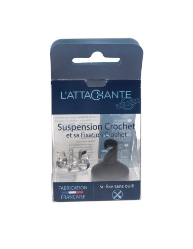 1 x Gancio decorativo Alluminio Nero con...