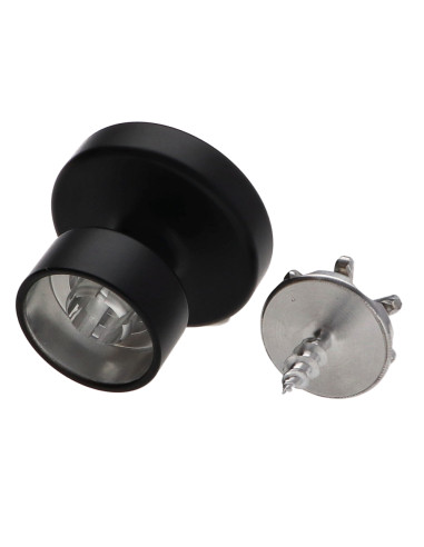 1 x Appendiabiti decorativo Alluminio Nero con...