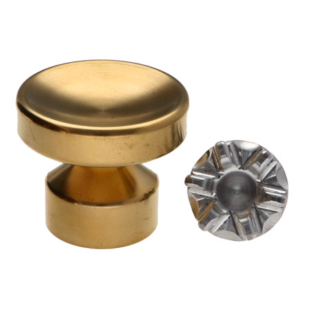 1 x Appendiabiti decorativo Ottone con fissaggio per cartongesso L'ATTACHANTE