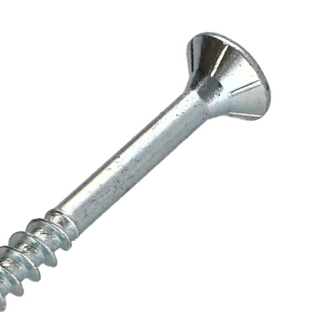 1 x Viti per legno TEKOR Testa Forata Dentellato Pozi PZ5 4X60 Filettata Su 36 cut Chiodo Anti-Spacco 17 Zincate