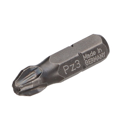 1 x Punta Qualità industriale 1/4" C6.3 Pozi N°3 Lunghezza 25