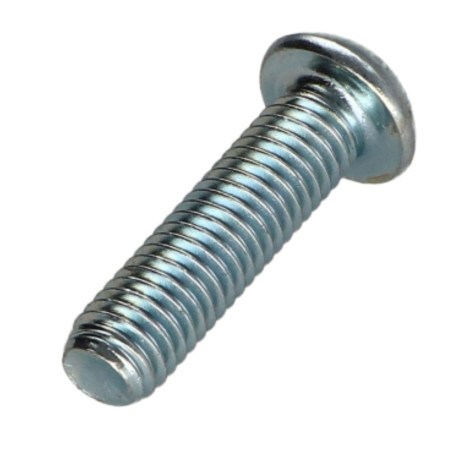 1 x Vite Per Metalli Testa Bombata T25 M5X35 Classe 10.9 Zincate
