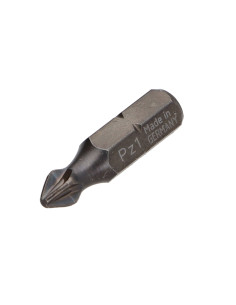 Punta Qualità industriale 1/4" C6.3 Pozi N°1 Lunghezza 25