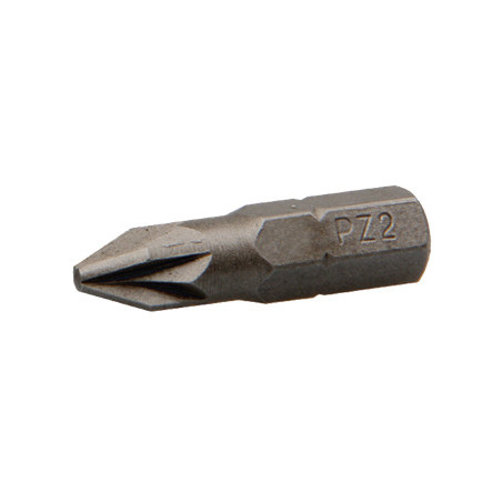 1 x Punta Qualità industriale 1/4" C6.3 Pozi N°2 Lunghezza 25