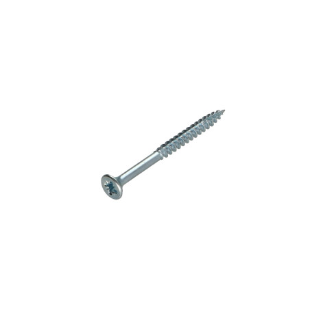 1 x Viti per legno TEKOR Testa Forata Dentellato Pozi PZ5 5X70 Filettata Su 45 cut Chiodo Anti-Spacco 17 Zincate