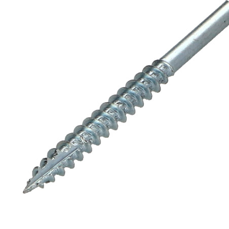 1 x Viti per legno TEKOR Testa Forata Dentellato Pozi PZ5 5X70 Filettata Su 45 cut Chiodo Anti-Spacco 17 Zincate