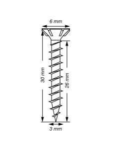 Spax T-STAR DI PIÙ Testa Forata T10 Acciaio Inox A2 3x30... 2