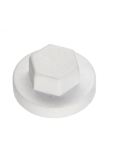 Cappuccio Testa Esagonale Polietilene Ral9010 Bianco Puro...