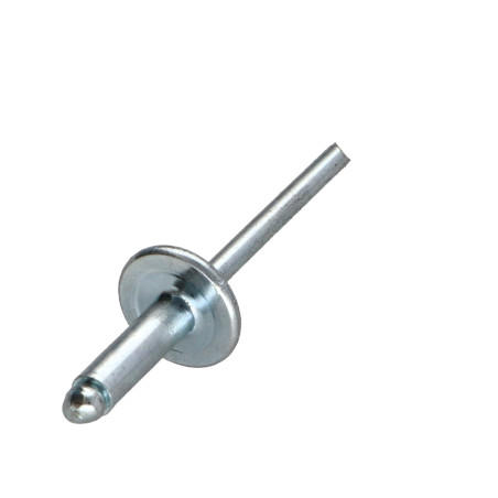 1 x Rivetto cieco interamente in acciaio ZING 4.8X14 Spessore Di Serraggio 7 con 9 Testa Larga