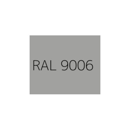 1 x Cappuccio Testa Esagonale Polietilene Ral9006 Alluminio Brillante per viti autofilettanti o lamiera di diametro 6.3