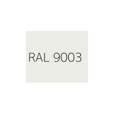 1 x Cappuccio Testa Esagonale Polietilene RAL9003 bianco di sicurezza per viti autofilettanti o lamiera di diametro