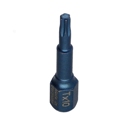 1 x Punta IMPATTO Qualità industriale 1/4" C6.3 T10 Lunghezza 30