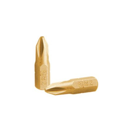 1 x Punta Qualità industriale 1/4" C6.3 Titanio Phillips 3 Lunghezza 25