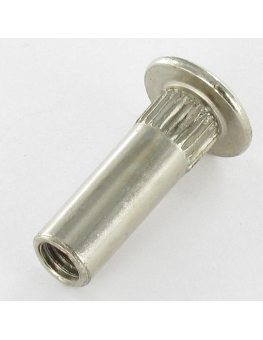 1 x Dado Manicotto Pozy Con Intaglio 8X25 M6X15...