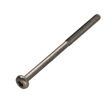 1 x Vite Per Metalli Testa Cilindrica Bombata T20 4X78 Filettata Su 30 Acciaio Inox A2