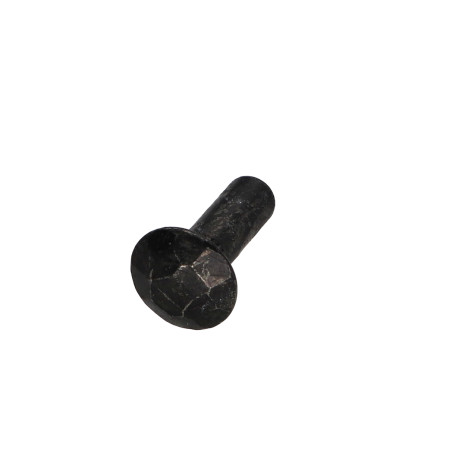 1 x Dado Manicotto Testa Bombata MARTELLO M6X18 8X24 Acciaio Zincato Nero