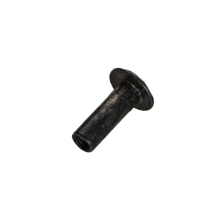 1 x Dado Manicotto Testa Bombata MARTELLO M6X18 8X24 Acciaio Zincato Nero
