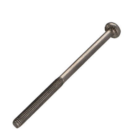 1 x Vite Per Metalli Testa Cilindrica Bombata T20 4X88 Filettata Su 30 Acciaio Inox A2