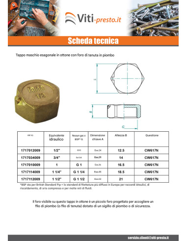 1 x Spina femmina Figura 300 20x27 (3/4")...