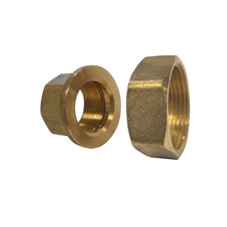 1 x Raccordo piatto Femmina Femmina 50x60 (2") X 66x76 (2"1/2) Ottone