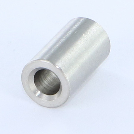 1 x Distanziatore Cilindrica Liscio 5X3 Diametro Interno 2.5 Acciaio Inox