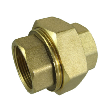 1 x Raccordo dritto 66x76 (2"1/2) Femmina Femmina Ottone Figura 340