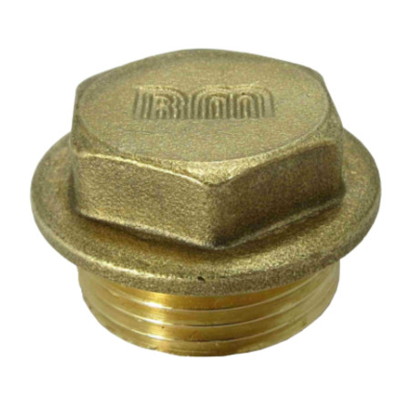 1 x Spina maschio Figura 290 26x34 (1") Testa Larga Ottone