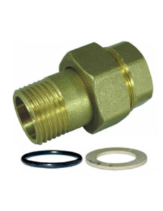 Conector de unión plano recto 26x34 (1") Maschio/Femmina...