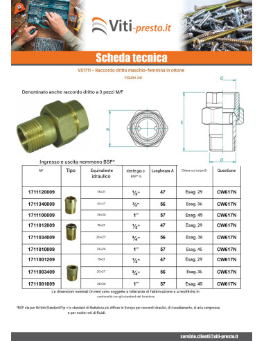 1 x Conector de unión plano recto 26x34 (1")...