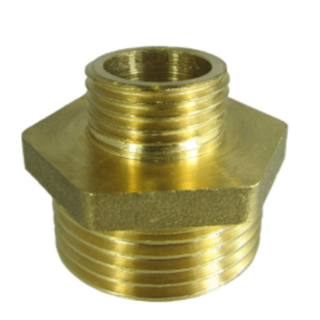 1 x Figura del capezzolo ridotto 245 Maschio / Maschio 50x60 (2") X 80x90 (3") Ottone